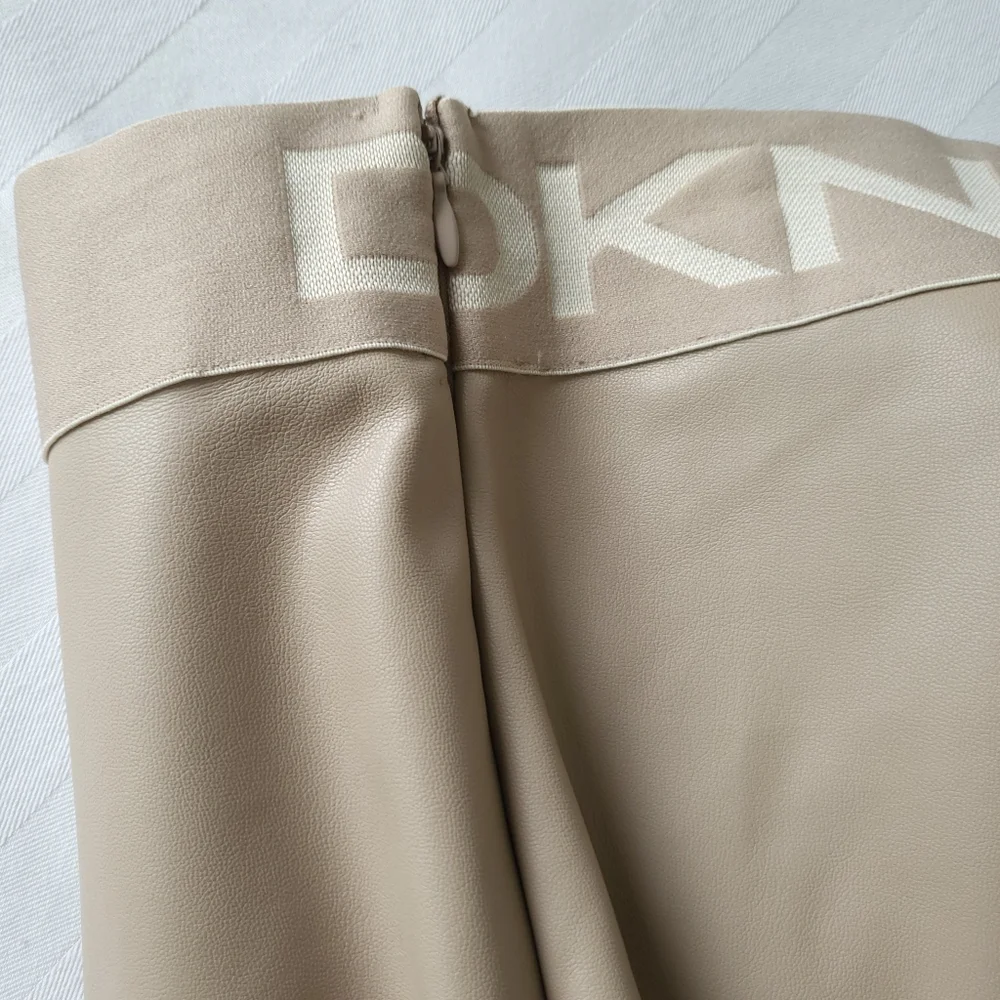 DKNY Faux Leather Leggings/Pants - Picture 7 of 13